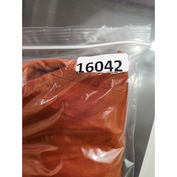 Calvin Klein Highline Ankle Dress Pants Womens 12 Brown Linen Blend Tapered NEW - Picture 11 of 11